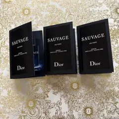 『新品』Dior Sauvage サンプル 1ml×3本　ソワージュ