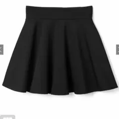 GRL インパン付きフレアミニスカート 黒 ac604 Mサイズ