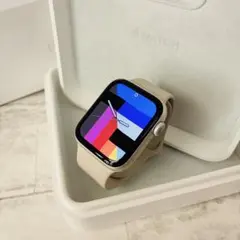 【最大容量100%】Apple Watch series6シルバー44mm