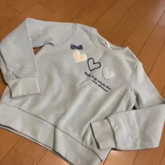 裏起毛a.v.v トレーナー 140cm ミントカラー