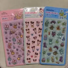 ディズニープリンセス・ミッキー・モンスターズ・インク ぷくぷくシールセット