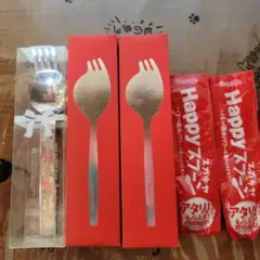 【非売品】スガキヤ　アニバーサリー　スプーン　新品未使用　刻印あり　2本セット 非売品】刻印入り✨スガキヤ アニバーサリー スプーン フォーク