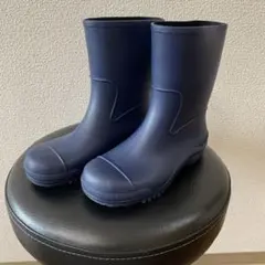 アキレスシューズ　長靴 雨天用　19.0cm キッズ　紺色 ネイビー 通園 通学のサムネイル