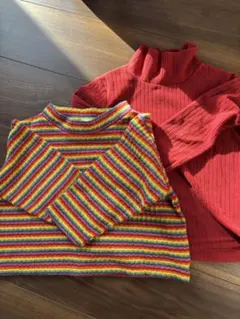 Daddy on Daddy 、UNIQLOセーター 2点100、110