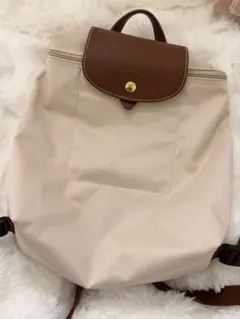 Longchamp ロンシャン ルプリアージュ リュック Mサイズ ベージュ