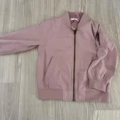 ピンク ジップアップジャケット