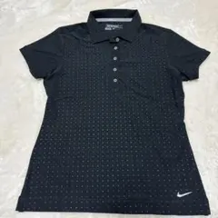 NIKE GOLF DRI-FIT ブラックポロシャツ L