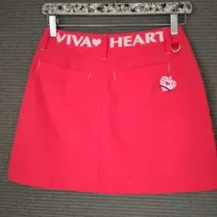 VIVA HEART　スカート　ビバハート　ゴルフスカート　レッド　赤