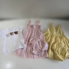 90cm★ラルフローレン　ベビー　ワンピース　ギンガムチェックのサムネイル