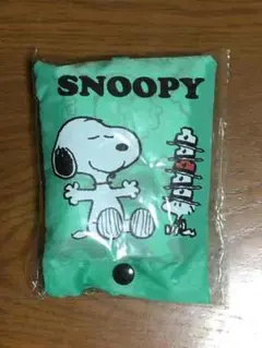 ファミリーキャラクター ポーチ付き エコバッグ スヌーピー