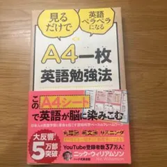 A4一枚英語勉強法 見るだけで英語ペラペラになる