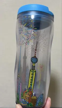 【新品未使用】スターバックス　タンブラー　海外限定　花火　都市