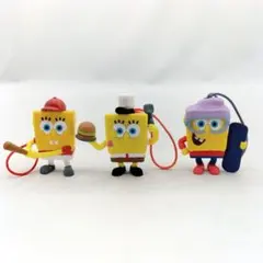 スポンジボブ　ハッピーセットストラップフィギュア 限定品 マクドナルド ハッピーセット スポンジボブ - メルカリ