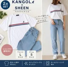KANGOL カンゴール Tシャツ SHEENデニム セットアップ　カジュアル