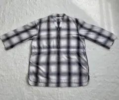 nonnative オンブレチェック ハーフジップ シャツ 1 日本製のサムネイル