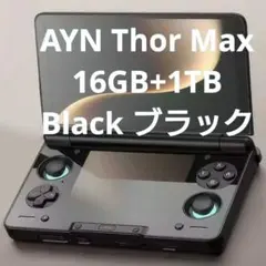 【新品未開封】AYN Thor Max 16GB+1TB Black ブラック
