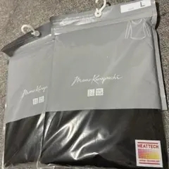 UNIQLO マメクロゴウチ　ヒートテック　バレエネックT Lサイズ　2枚セット