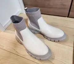 未使用級 オリエンタルトラフィック/24 厚底/ホワイト/ブーツ