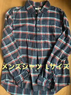 GLOBAL WORK チェック柄シャツ MENS L