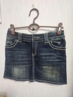 & by P&D ダークデニム タイトスカート 38