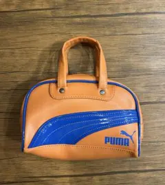【美品】PUMA オレンジバッグ　ハンドバッグ