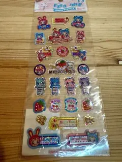 メゾピアノ　ぷっくりシール べりえちゃん　平成女児　文具　ホログラム Bタイプ