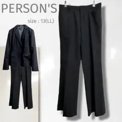 k【パーソンズ】スラックス/美品 大きい 脚長効果 定番 ビジネス 好印象 柔