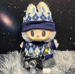 ラブブ服LABUBUぬいぐるみ着　可愛い　ぬい服　ラブブ用　着せ替え服 17cm
