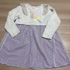 SKAPE フリル付きワンピース 100cm