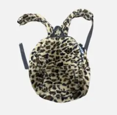 ヒョウ柄 ファー リュック レオパード y2k ギャル 新品