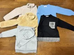 子ども服　まとめ売り　女の子　130 長袖　トレーナー　アウター　⑤