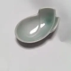 グリーン系 豆皿 昭和レトロ