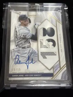 TOPPS アーロンジャッジ 直筆サインレリックカード 15枚限定 ルミナリーズ