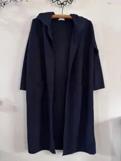 earth music&ecology フード付きロングカーディガン 春