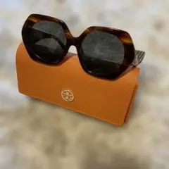 TORY BURCH サングラス べっ甲柄 ケース付き