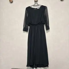 LACE LADIES 黒 ロングドレス パーティードレス