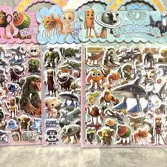 イタリアンブレインロット ぷっくりシール 2枚綴り 3点セット