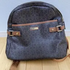 Calvin Klein カルバンクライン リュック モノグラム 茶