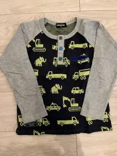 KladSkap長袖カットソー 象と車のプリント