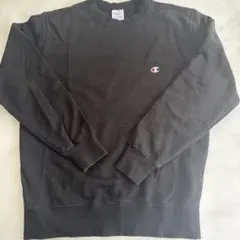 Champion ブラック クルーネック トレーナー M