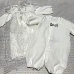 新生児 セレモニードレス 50〜60cm・ロンパースのセット