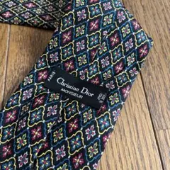 Christian Dior 花柄ネクタイ