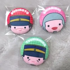 3点セット　ゴールデンカムイ　ふわふわ缶バッジ
