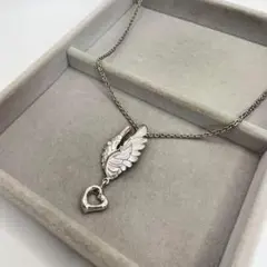 【希少】角江千代治　シルバーネックレス　クロス　ブローチ　パール　925 希少】角江千代治シルバーネックレスクロスブローチパール925