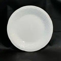 たち吉　RICHFIELD 籠編み目のプレート　金フチ　ホワイト　丸皿　食器のサムネイル