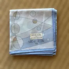 MICHEL KLEIN 幾何学模様 ハンカチ