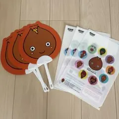 レア 初期 みんなのたあ坊 うちわカード あつさでぱあになりました