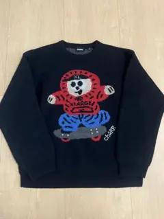 XLARGE スケートボードキャラクター ニット XL