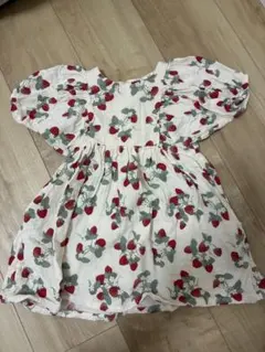 H&M いちご柄 ワンピース 80cm