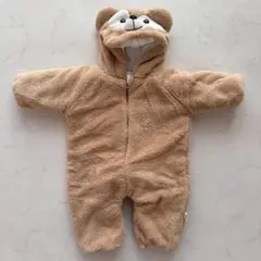 ダッフィー風 ベビーカバーオール もこもこ 80（D20）